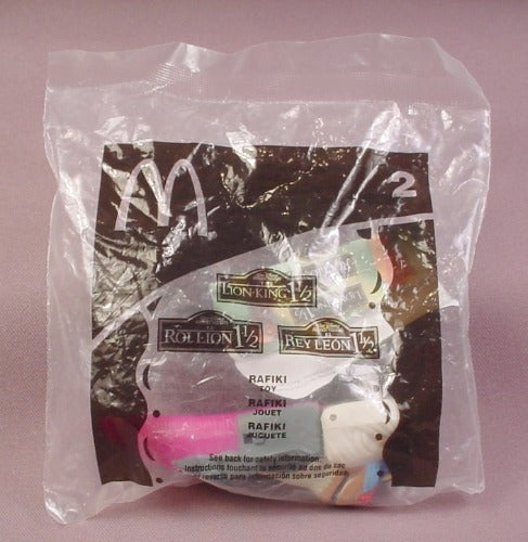 Mcdonalds 2004 Disney Lion King 1 1/2 Rafiki Toy, Sealed In Origina