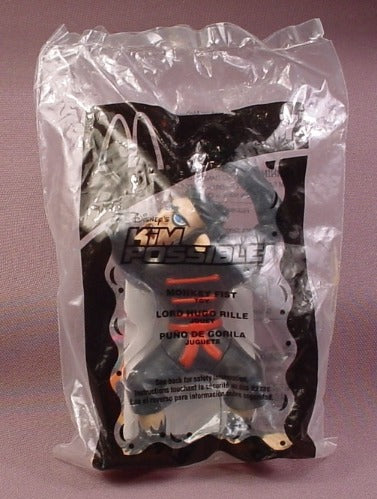 Mcdonalds 2003 Disney Kim Possible Monkey Fist Toy, Sealed, #7