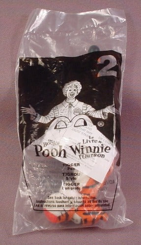 Mcdonalds 2001 Disney The Book Of Pooh Tigger Pen Toy, Sealed, #2