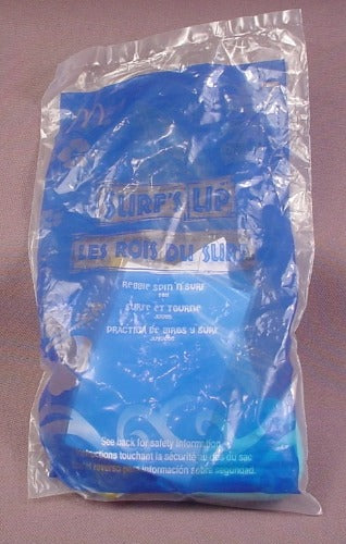 Mcdonalds 2007 Surf's Up Reggie Spin 'N' Surf Toy, Sealed In Origin