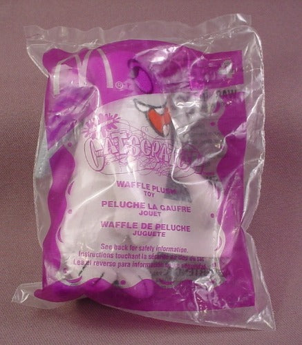 Mcdonalds 2007 Catscratch Waffle Plush Mouth Open Toy, Sealed, #4