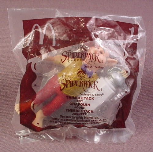 Mcdonalds 2008 Spiderwick Chronicles Thumbletack Toy, Sealed, #1