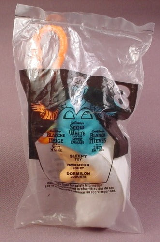 Mcdonalds 2001 Disney Snow White Sleepy Toy, Sealed In Original Bag