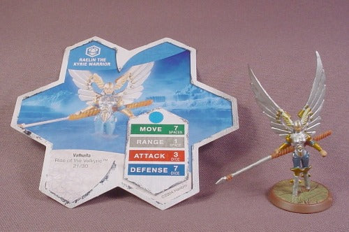 Heroscape Raelin The Kyrie Warrior Figure, 3" Rise Of The Valkyrie