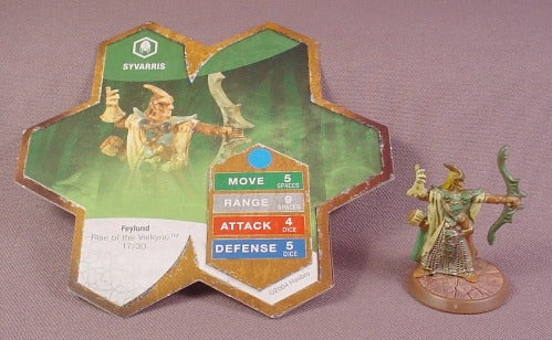 Heroscape Syvarris Figure, 2 1/2" Rise Of The Valkyrie, Elf