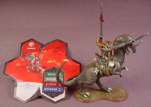 Heroscape Grimnak Figure, 5 1/2" Tall, Hasbro, Rise Of The Valkyrie