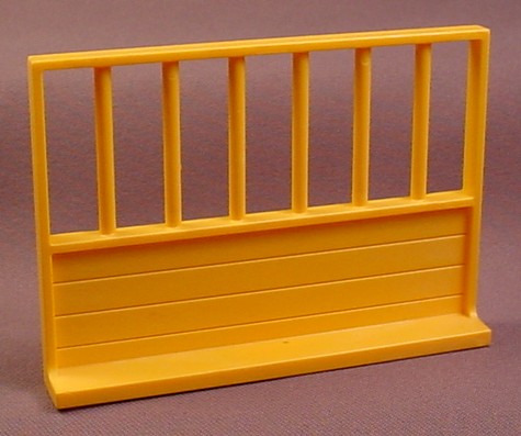 Playmobil Yellow Orange High Stable Wall With Bars, 3120 4190 4392
