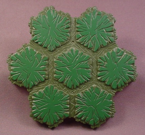 Heroscape 7 Hex Swamp Terrain Tile, Hasbro, 7 Space, Dark Green