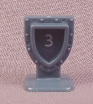 Heroscape Gray #3 Order Marker, Hasbro