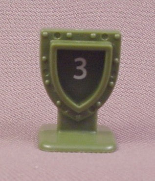 Heroscape Green #3 Order Marker, Hasbro