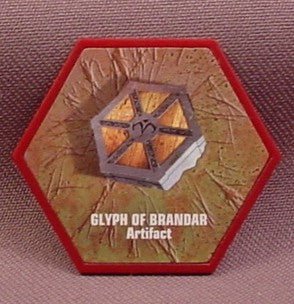 Heroscape Glyph Of Brandar, Artifact, Hasbro