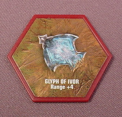 Heroscape Glyph Of Ivor, Range +4, Hasbro
