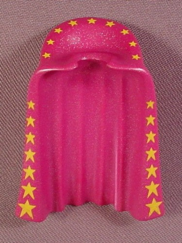 Playmobil Glittery Magenta Purple Magician's Cloak Or Cape