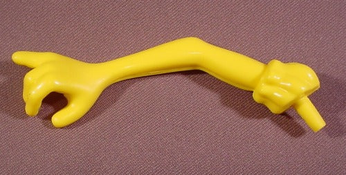 Mr. Potato Head Yellow Right Arm With Puffy Sleeve, 4 1/4" Long