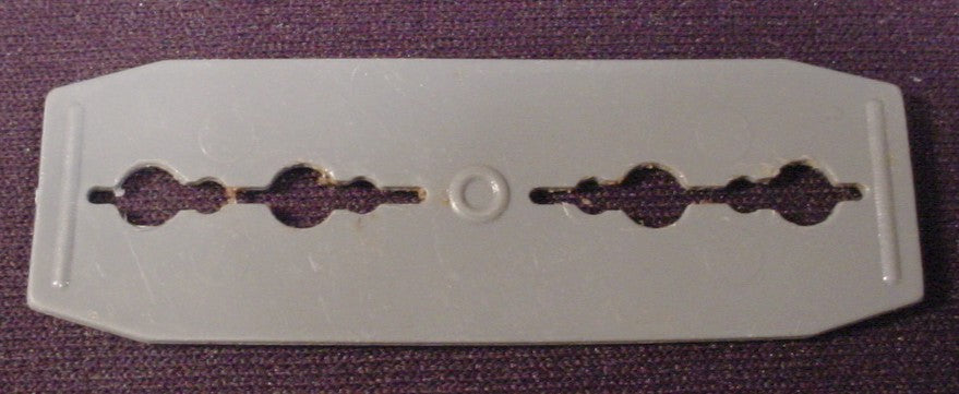 Micro Machines Dark Grey Track Connector 2 7/8" By 1" Galoob