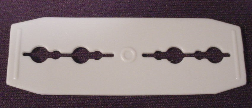 Micro Machines Light Grey Track Connector 2 7/8" By 1" Galoob