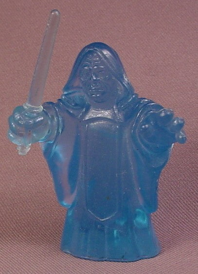 Star Wars 2004 Blue Hologram Emperor Palpatine PVC Figure, 2 3/4 In