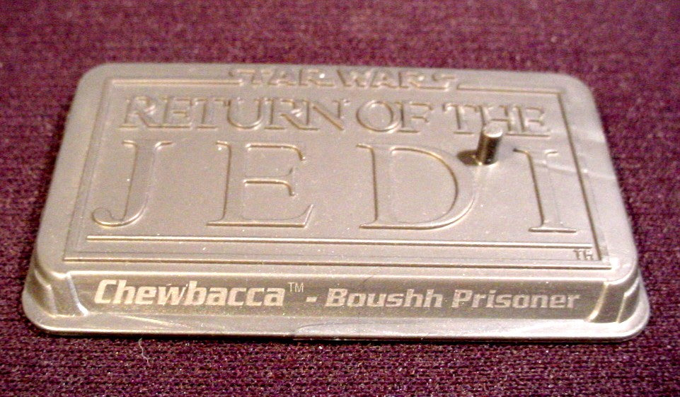 Star Wars 2005 Display Stand Base For Chewbacca (Boushh Prisoner) A