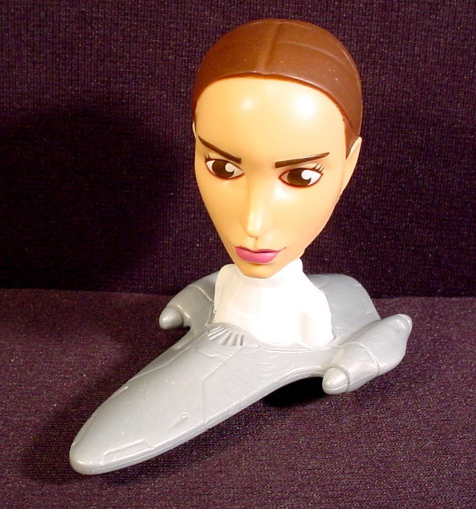 Star Wars Padme Amidala Bobblehead Toy, 3 1/2" Tall, 2008 Mcdonalds