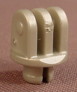 Playmobil Silver Gray Hinge With 3 Fingers Or Pins And A Round System X Plug, 70003 70073 70142, Grey, 30 09 5482