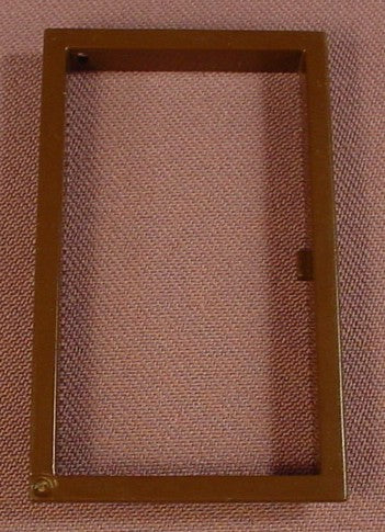 Playmobil Dark Brown Window Frame, 2 3/4 Inches Tall, 3786 3775 3805 6321 6463, 30 05 4800
