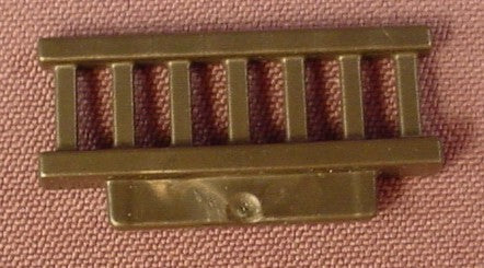 Playmobil Dark Gray Or Black Narrow Railing For Around The Edge Of A Roof, 1 3/8 Inches Long, Victorian, 5301 7776 70205, Grey, 30 26 1990