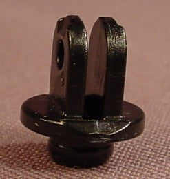 Playmobil Black Hinge With 2 Pins Or Fingers & A Round System X Plug, 3079 3080 3082 3197 3280, 30 21 3380
