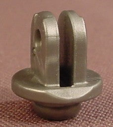 Playmobil Silver Gray Hinge With 2 Fingers Or Pins And A Round System X Plug, 3092 3093 4321 4365 4366 4473 4478 4909 5176 5182 5287 5363 7835 9052 9487, Grey, 30 21 5220