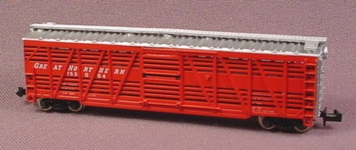 N Scale Gauge Atlas 50' Livestock Stock Car, Great Northern 153004