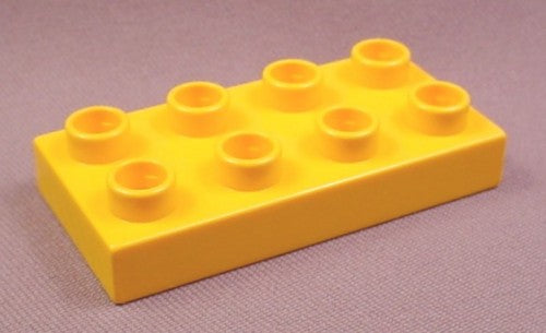 Lego Duplo 40666 Medium Orange 2X4 Plate, Little Robots