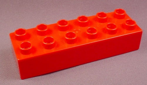Lego Duplo 2300 Red 2X6 Brick