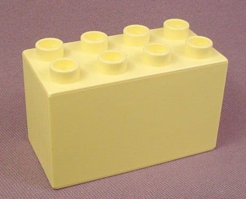 Lego Duplo 31111 Light Yellow 2X4X2 Brick, 3276, Bob The Builder