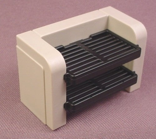 Playmobil Gray BBQ Barbecue With 2 Removable Grills