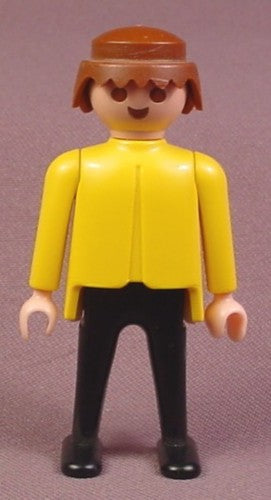 Playmobil Adult Male Classic Style Figure In A Yellow Shirt