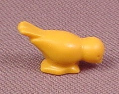 Playmobil Yellow Or Gold Bird Animal Figure With The Head Down