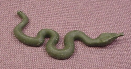 Playmobil Dark Green Snake Animal Figure, 2 3/8 Inches Long