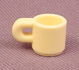 Playmobil Cream Or Light Yellow Coffee Or Tea Mug, 3193 4076 4145