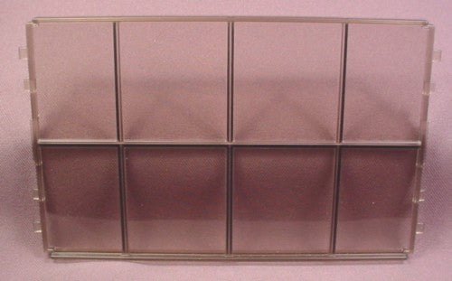 Playmobil Transparent Or Clear Gray Greenhouse Wall With 8 Panes