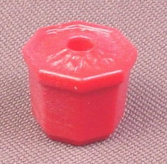 Playmobil Dark Pink Hexagonal Flower Pot With Center Hole, 4250