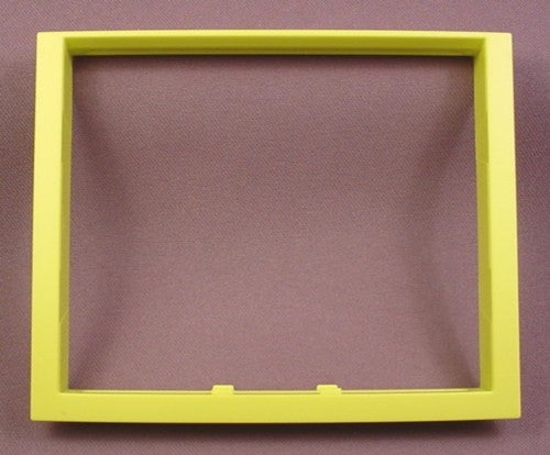 Playmobil Lime Green Yellow Double Width Tall Window Frame