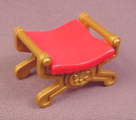 Playmobil Gold Dressing Room Stool With Fancy Carved Legs