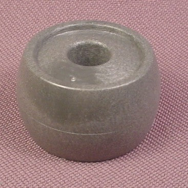Playmobil Gray Round Half Barrel Shaped Flower Pot Large Hole