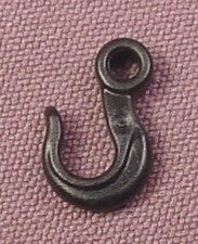 Playmobil Black Hook With Loop For String, 30 09 3820