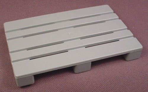 Playmobil Gray Wood Slat Shipping Pallet, 3 1/2 Inches Long