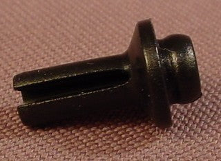 Playmobil Black Peg Support Or Post With A System X Plug Or Peg In The Bottom, 4490 7027, 30 25 6080