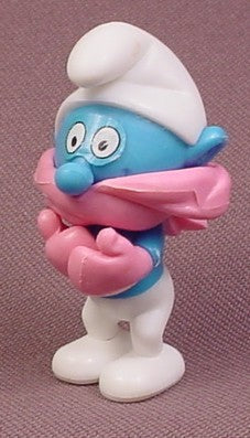 Vintage Toys, Collectible, SMURFS 1990, FOOTBALL Smurfs, Complete