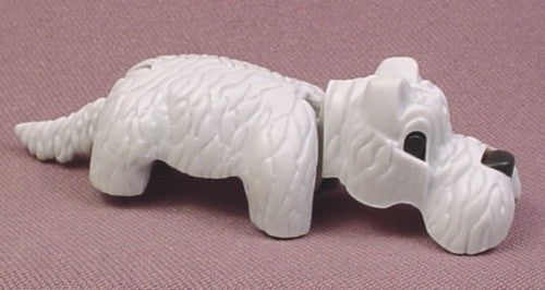 Kinder Surprise 1994 Gray Dog with Black Eyes & Nose, K94N20