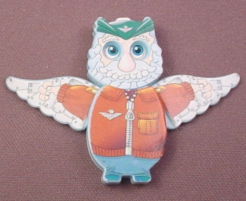 Kinder Surprise 1994 Light Blue Owl with Moving Wings