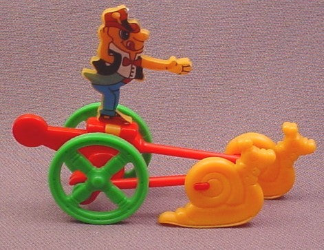 Kinder Surprise 1995 Cart Pulled by 2 Snails, K95N60