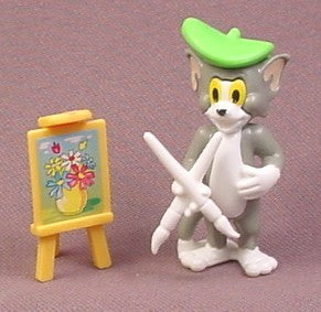 Kinder Surprise 1999 Tom & Jerry, Artist Tom with Easel, K99N82